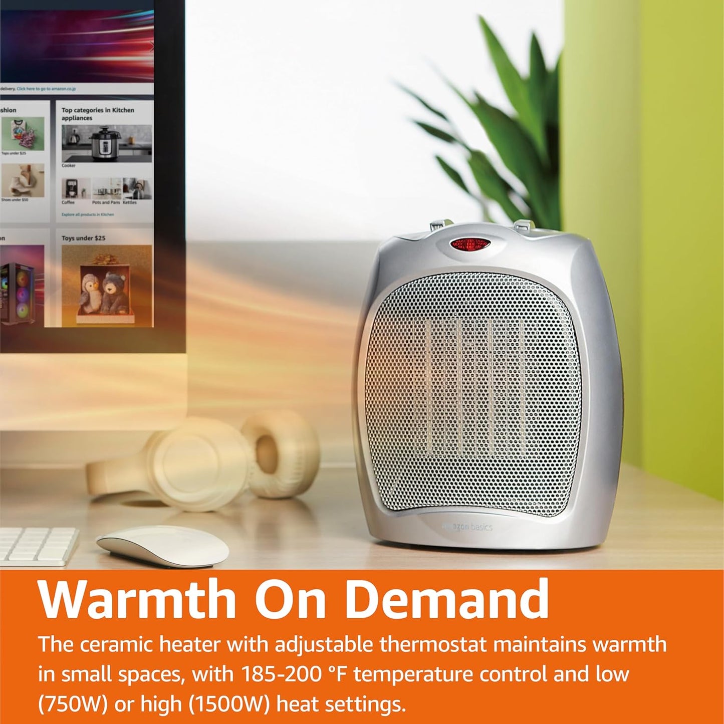 Amazon Basics Ceramic Space Heater